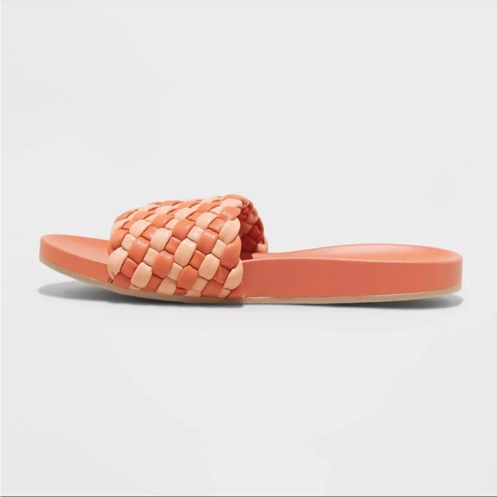 NWT Universal Thread Polly Woven Slide Sandal